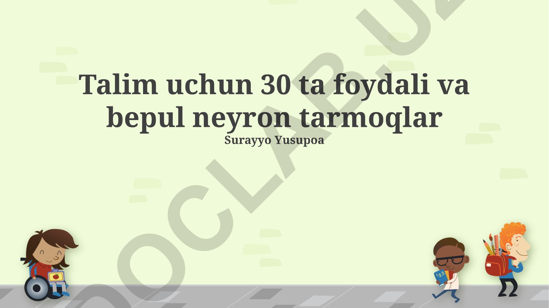 Talim uchun 30 ta foydali va bepul neyron tarmoqlar