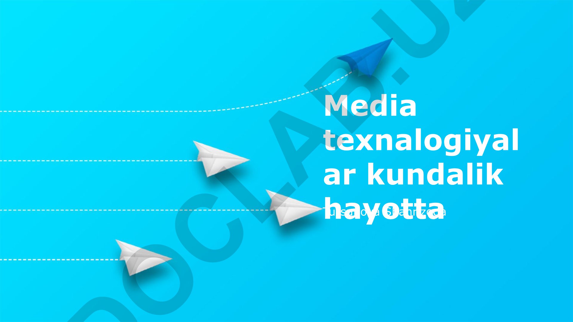 Zamonaviy Media Texnologiyalarining Ta'siri va Kundalik Hayotdagi Rolini O'rganish