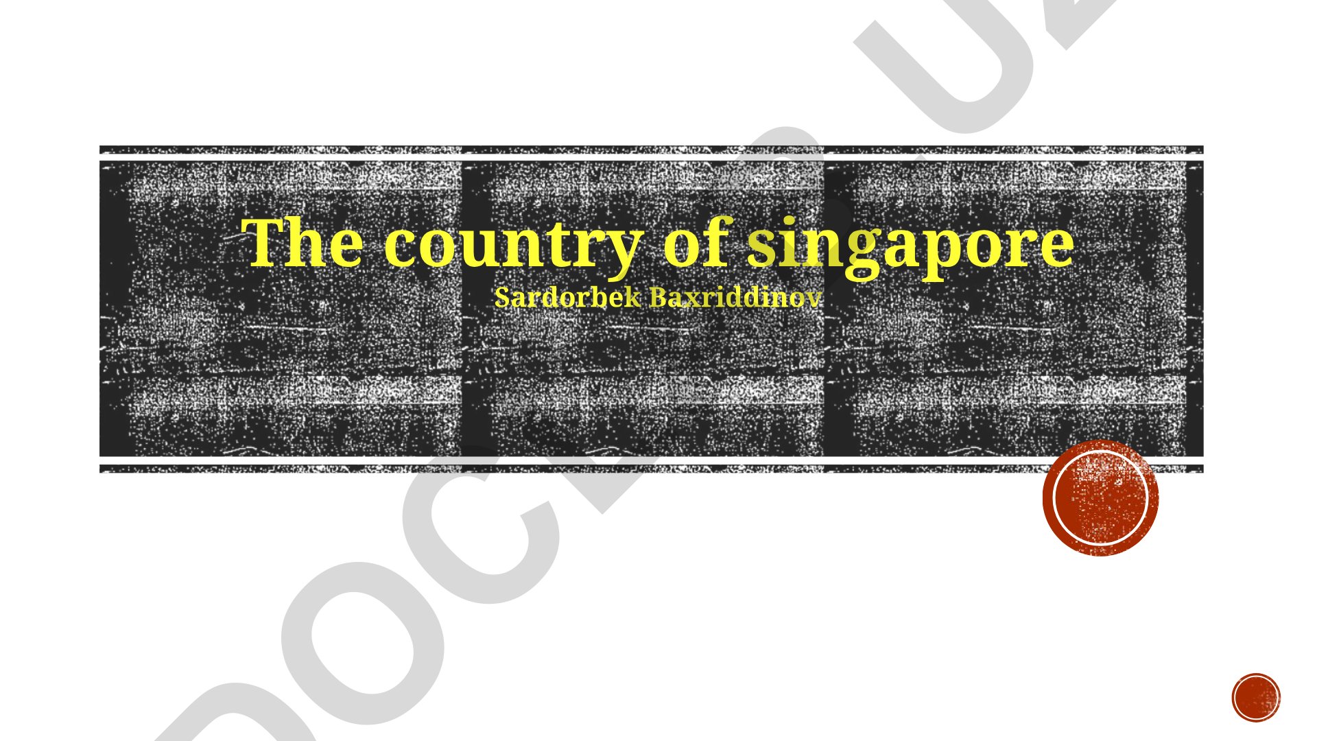 The Singaporean Identity: Culture, History, and Economy
