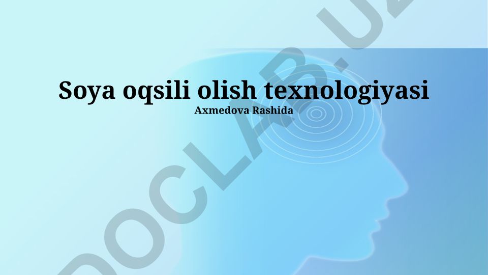 Soya oqsili olish texnologiyasi