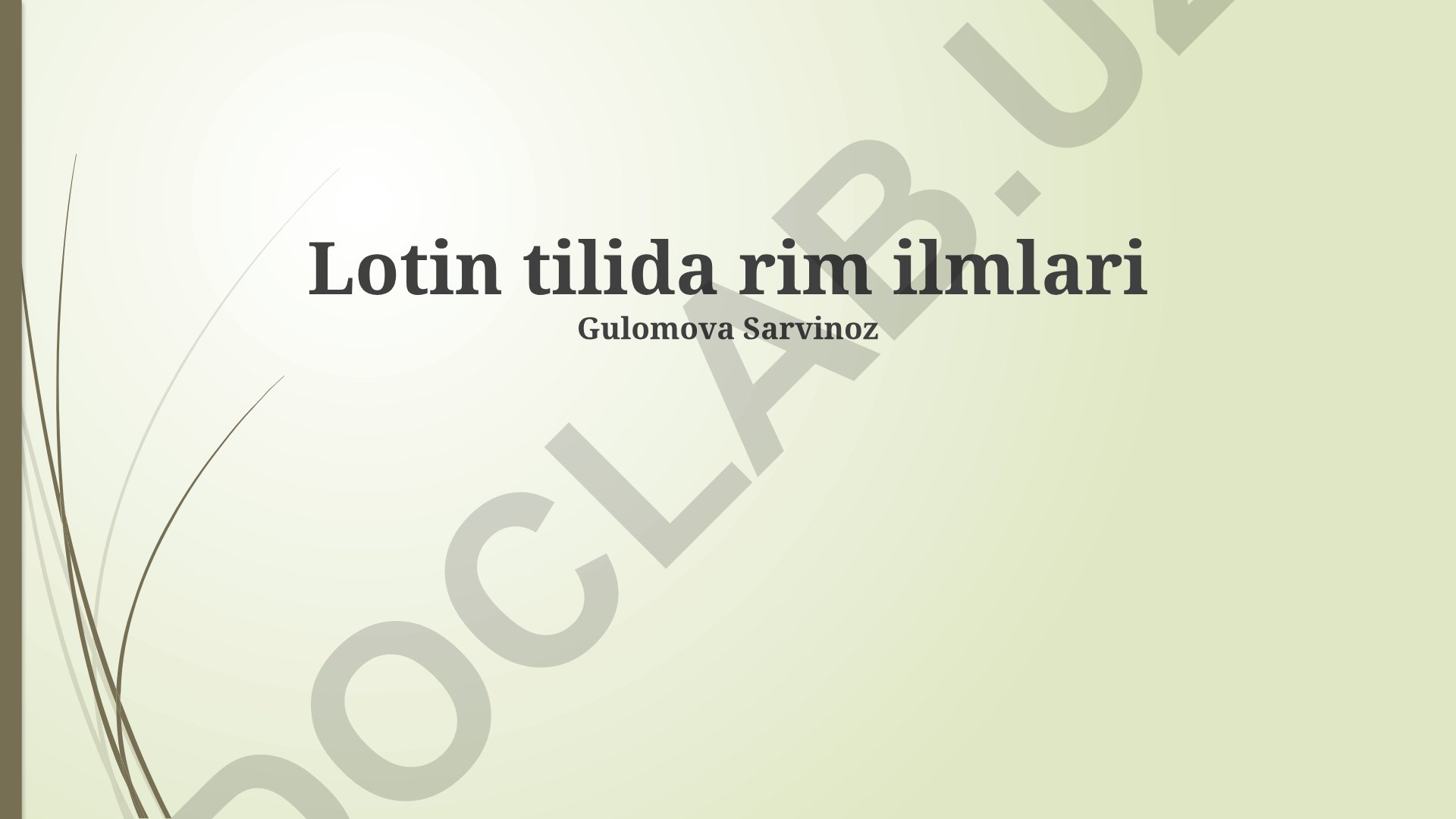 Rim ilmlari: adliya, astronomiya va fan merosi