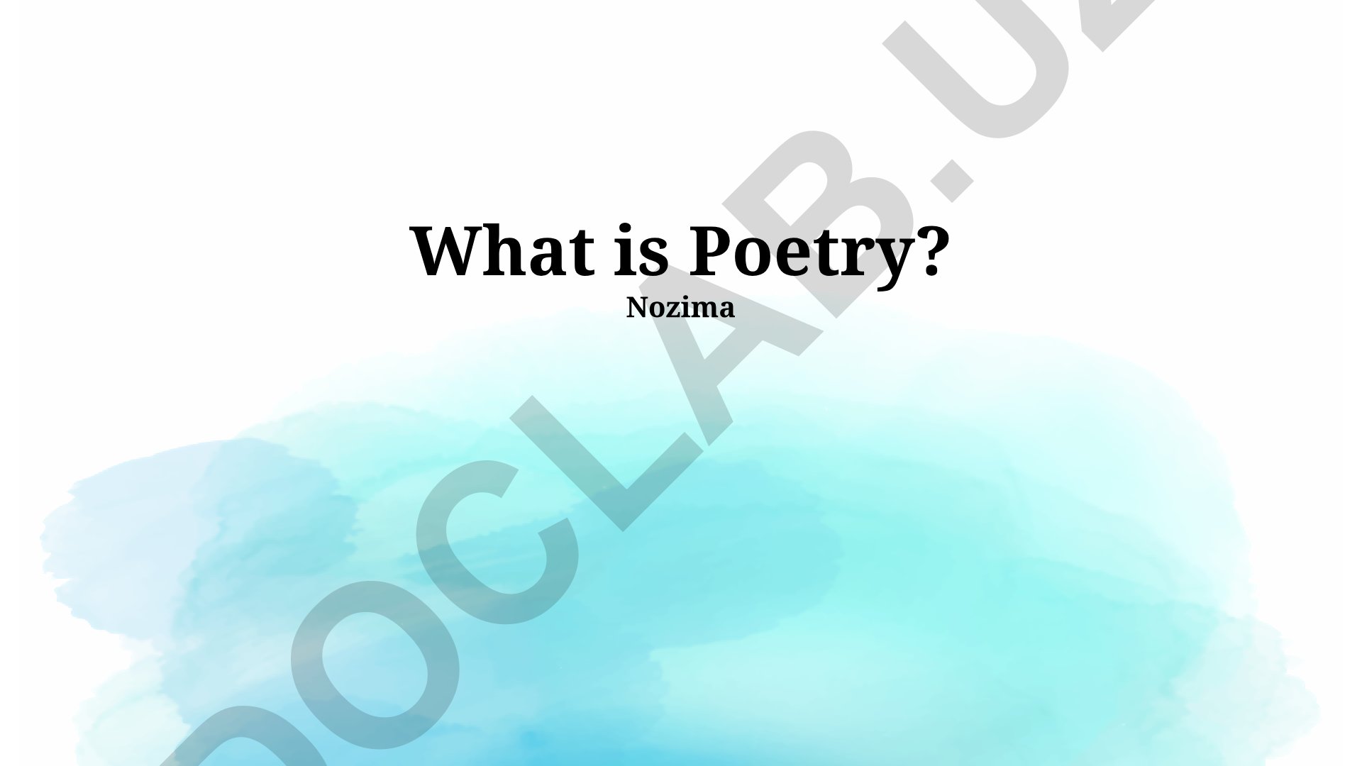 What is Poetry? Exploring Poetic Devices and Definitions