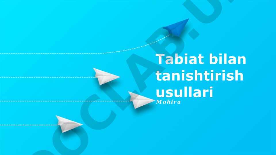 Tabiat bilan tanishtirish usullari va hissiy tajribalar