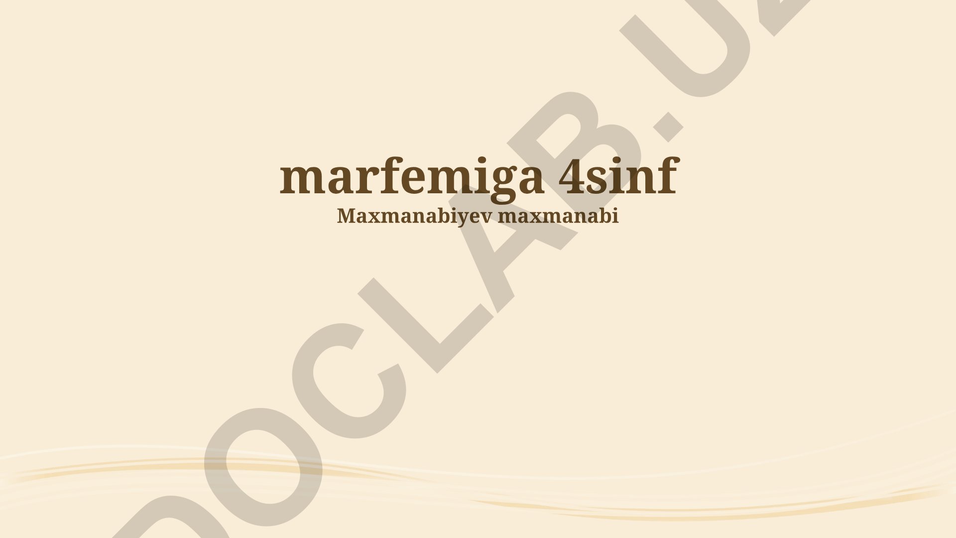 Marfemiga 4-sinf darsliklari va o'rganish usullari
