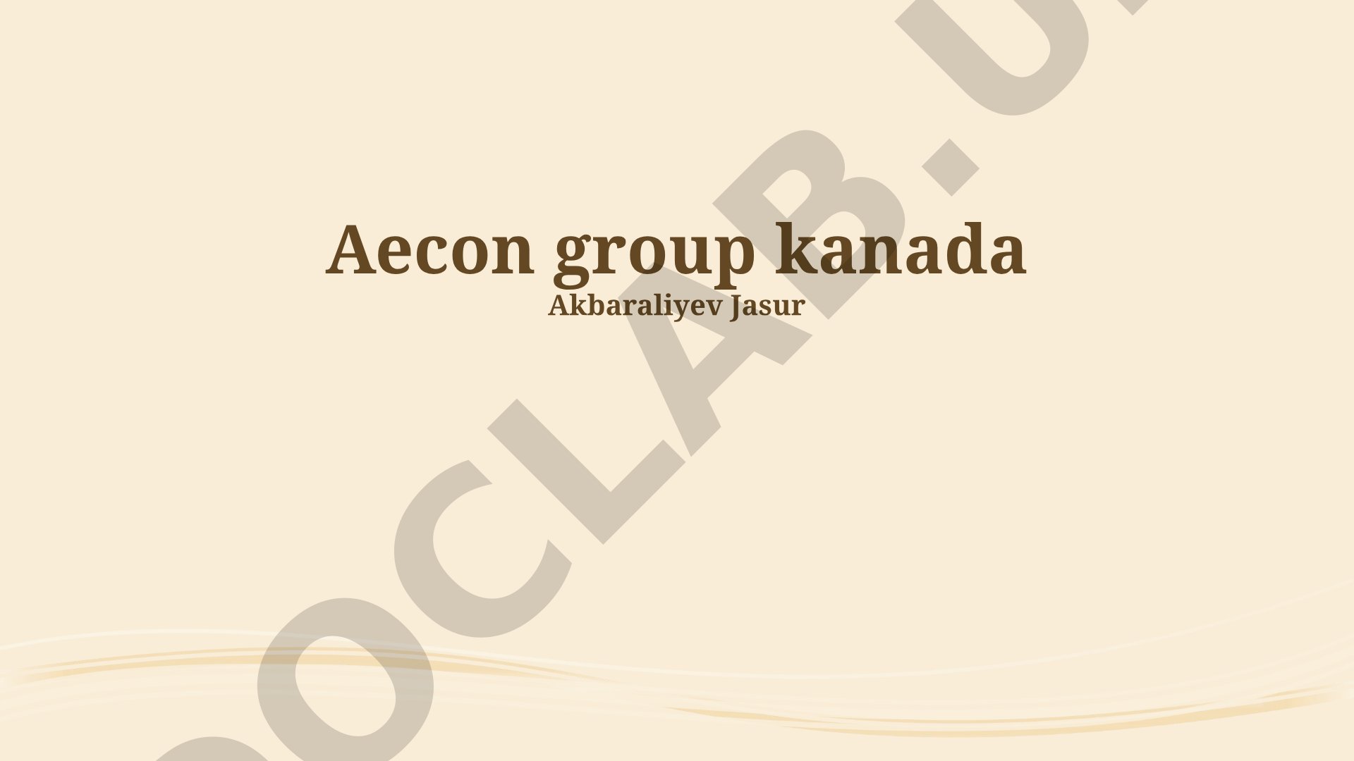 Aecon Group Canada: Umumiy ko'rinish, asosiy loyihalar va kelajak istiqbollari