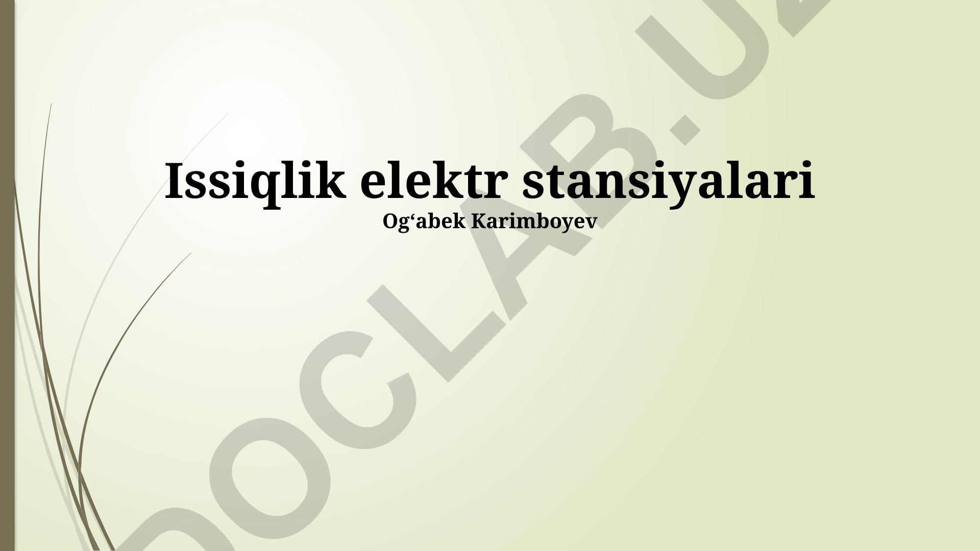 Issiqlik elektr stansiyalari: ish prinsipi, afzalliklari va kelajagi