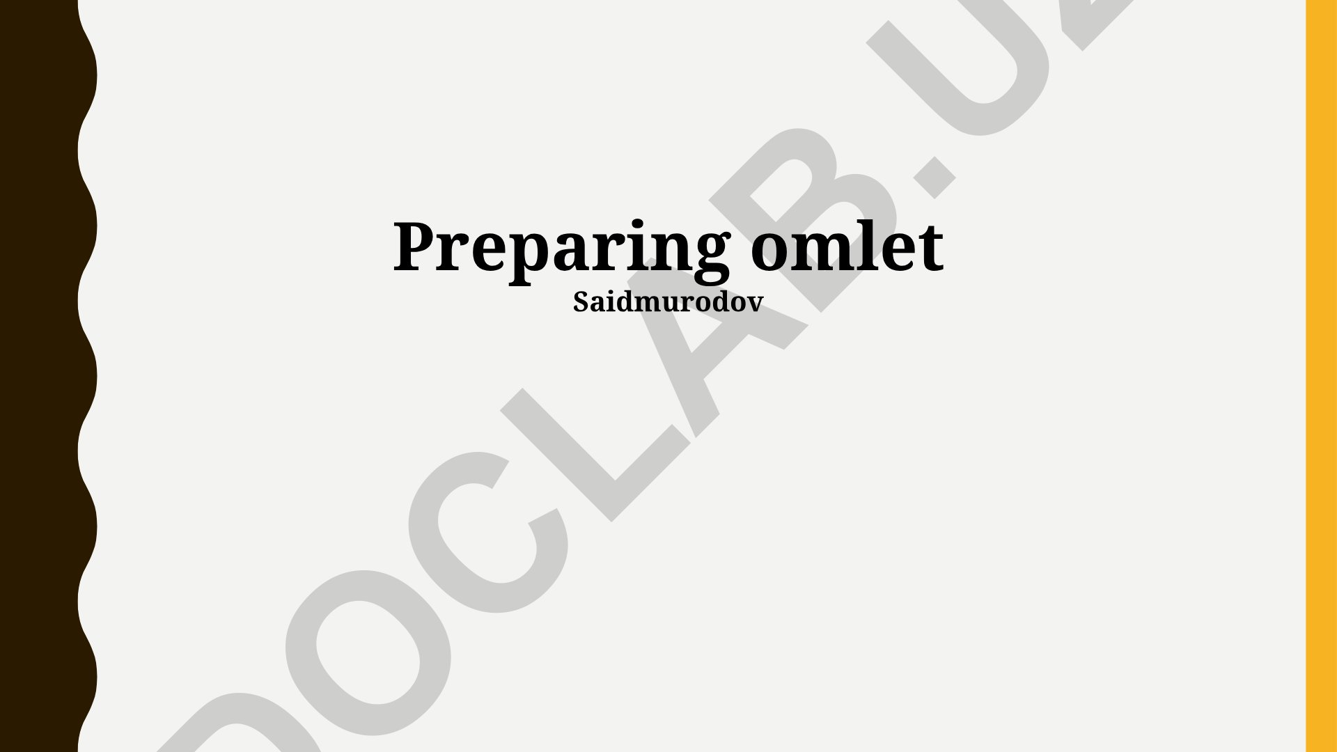 The Art of Omelet Cooking and Presentation