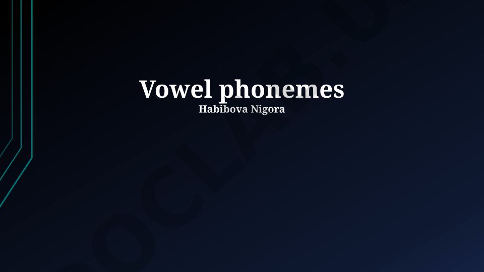 Understanding Vowel Phonemes: Articulation and Classification