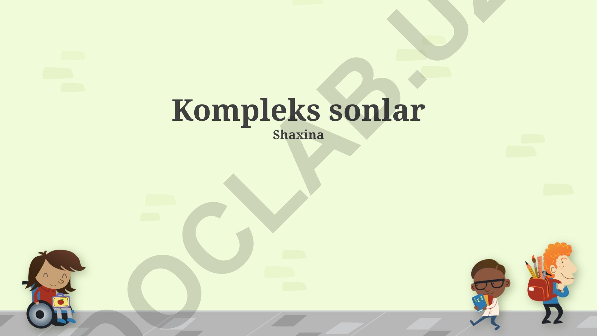 Kompleks sonlar va yuqori darajali tenglamalar