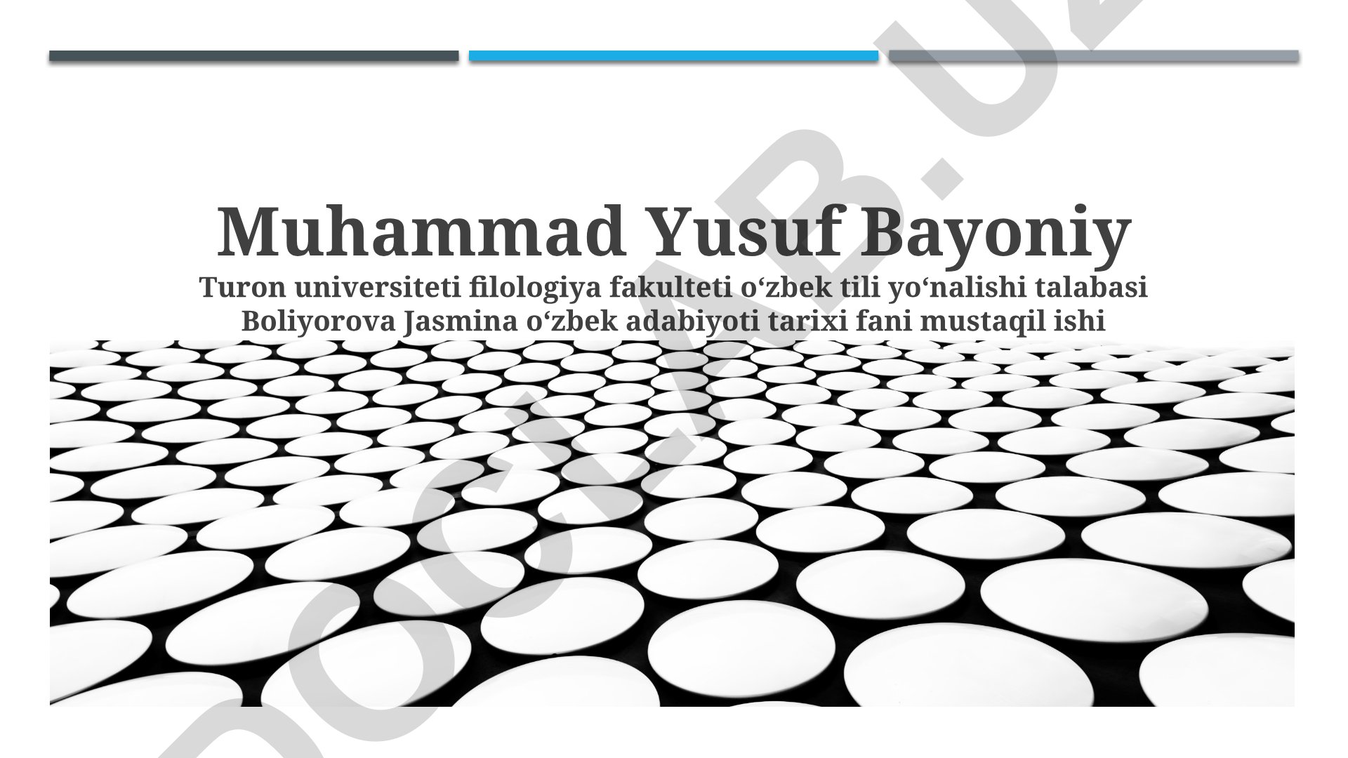 Muhammad Yusuf Bayoniyning ijodi va adabiyotga qo'shgan hissasi