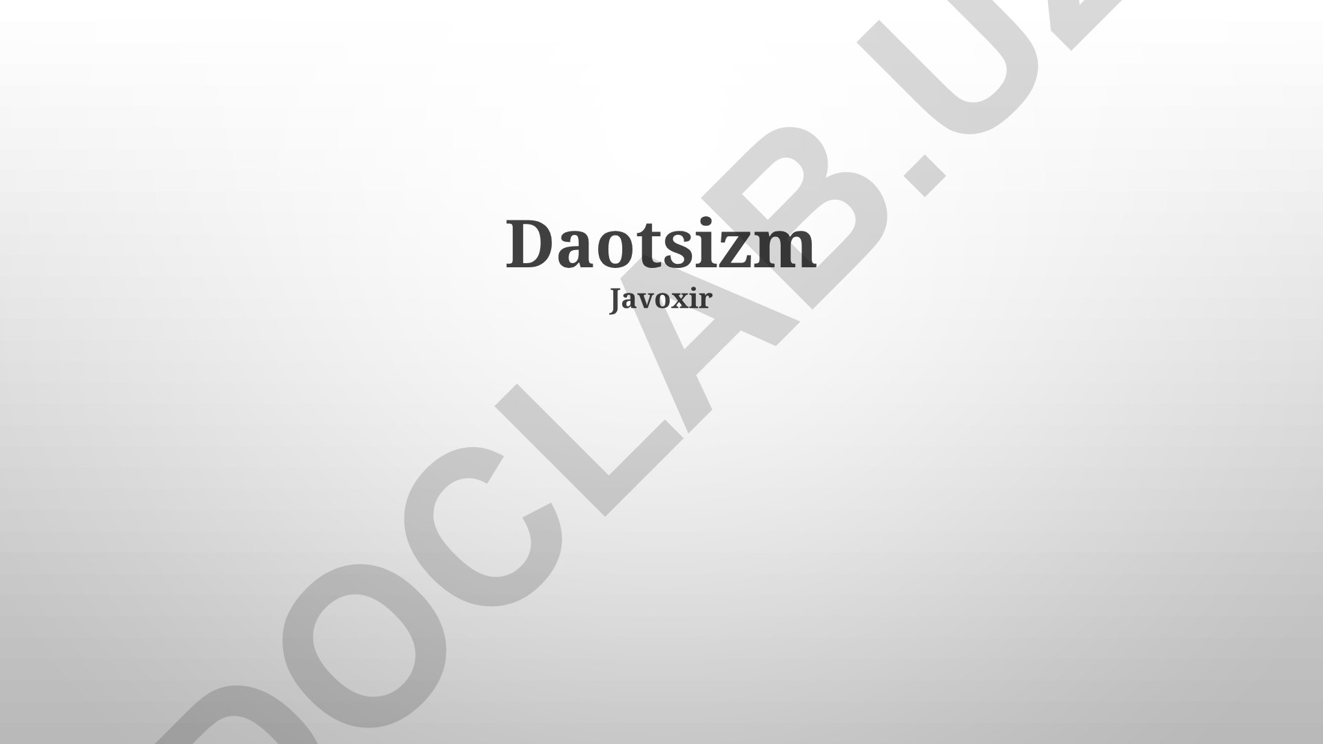 Taoizmning ta'siri, asosiy tushunchalari va amaliyoti
