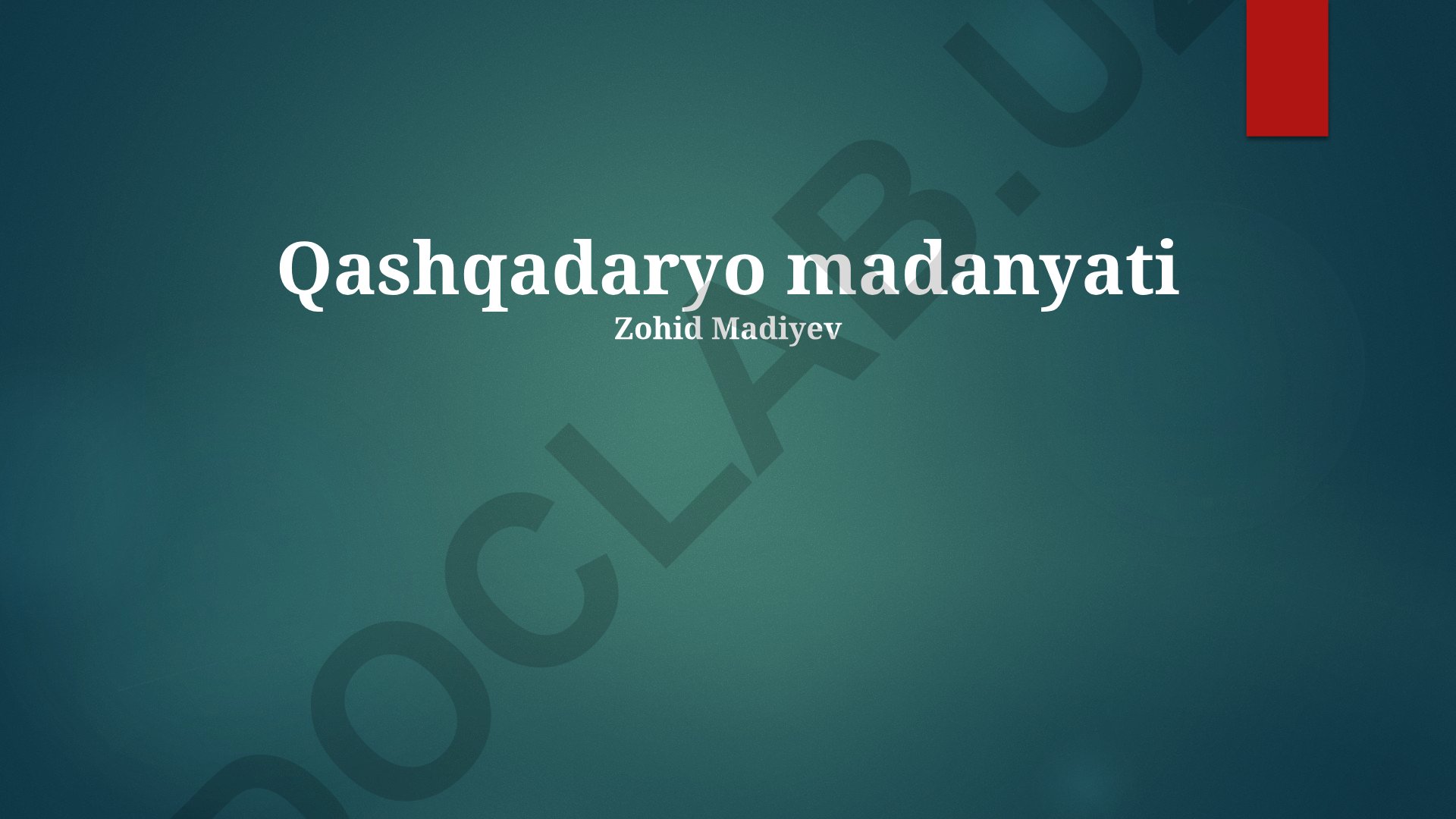Qashqadaryo viloyati madaniy merosi va an'anaviy hunarmandchiligi