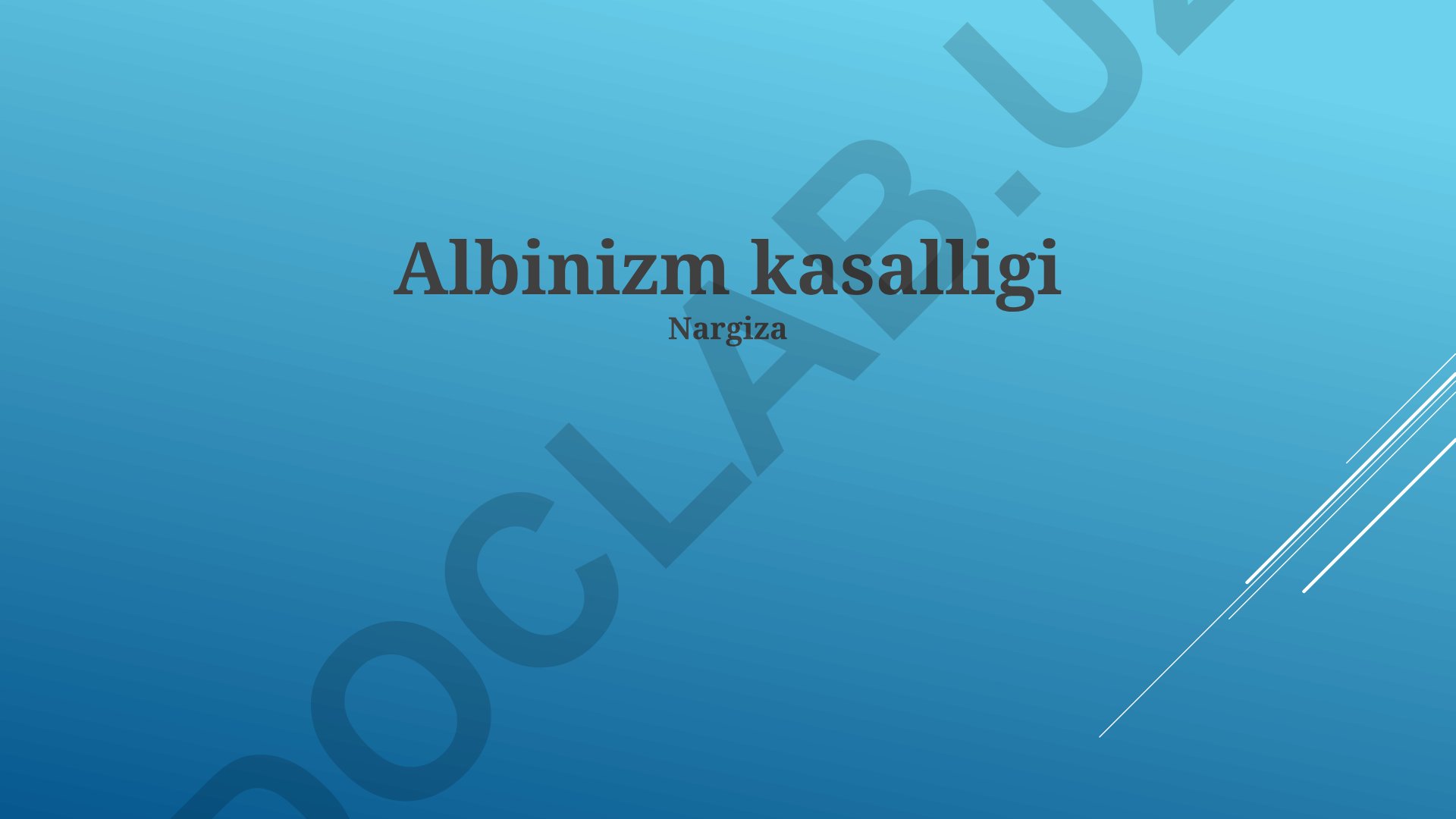 Albinizm kasalligi: sabablari, turlari va davolash usullari