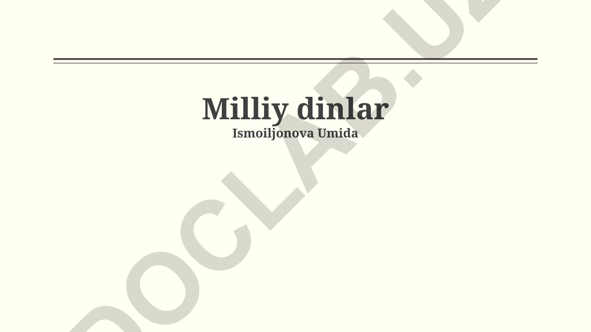 Millat dinlarining geografik tarqalishi, jamiyatga ta'siri va tarixi