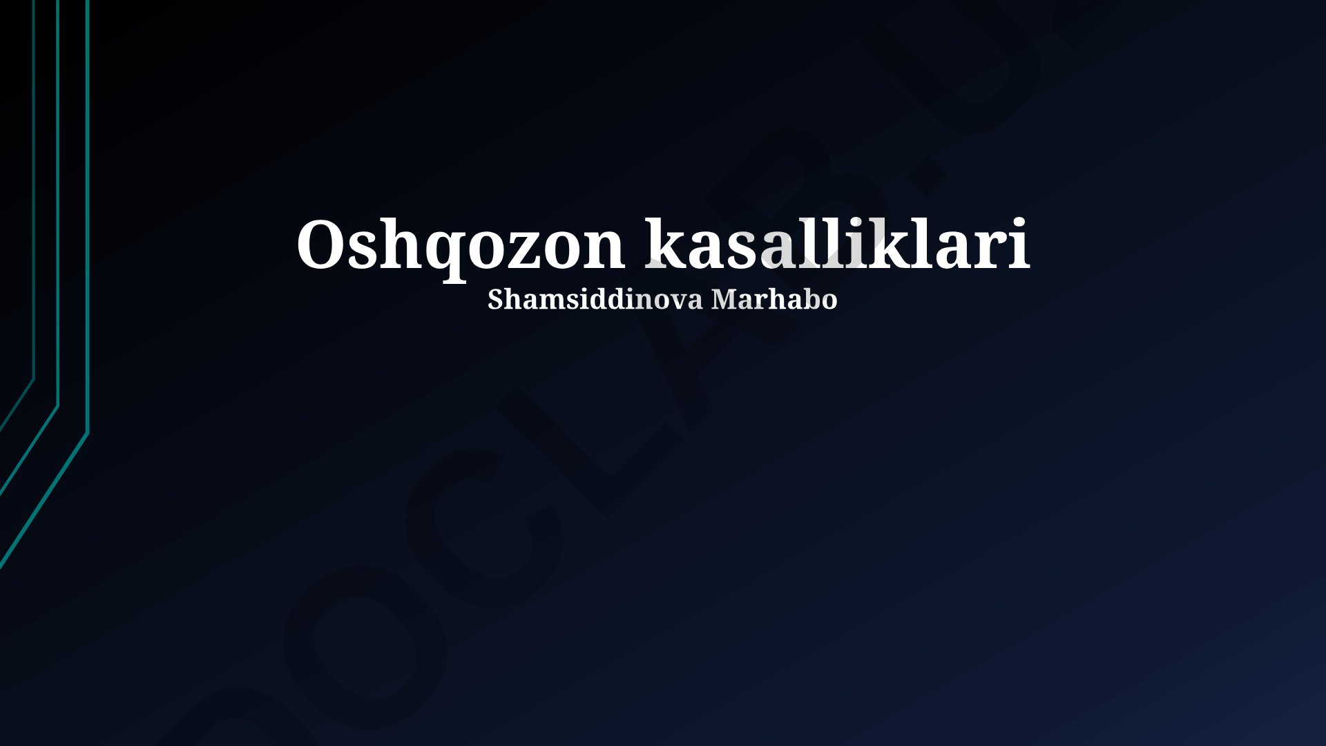 Oshqozon kasalliklari: sabablari, diagnostikasi va davolash usullari