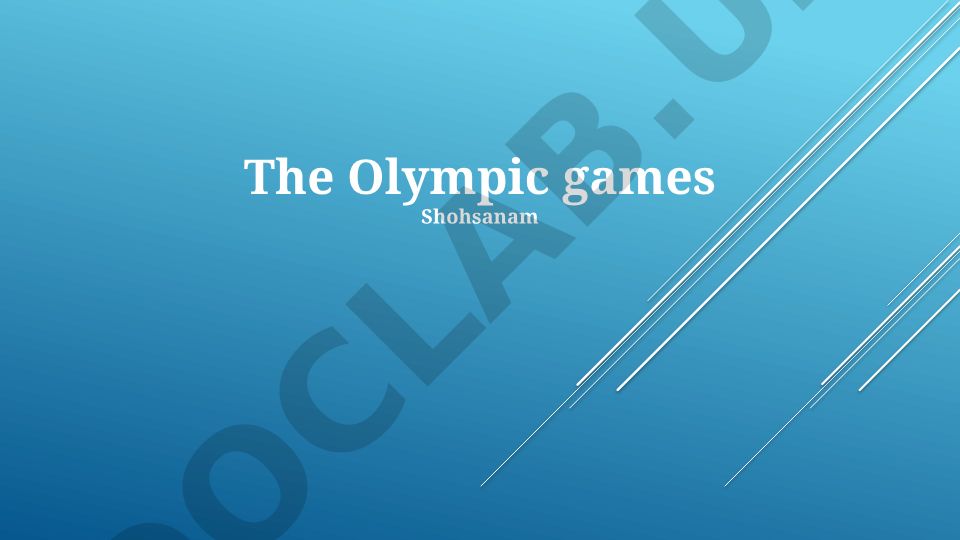 The Olympic Games: History, Structure, and Future