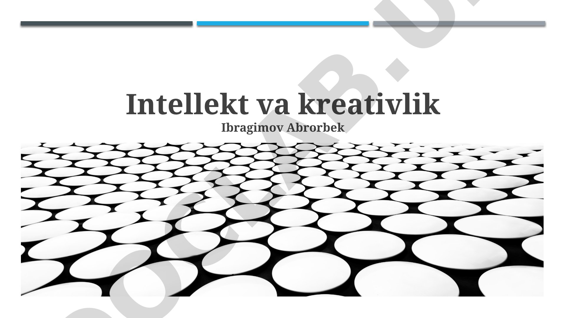 Intellekt va kreativlik
