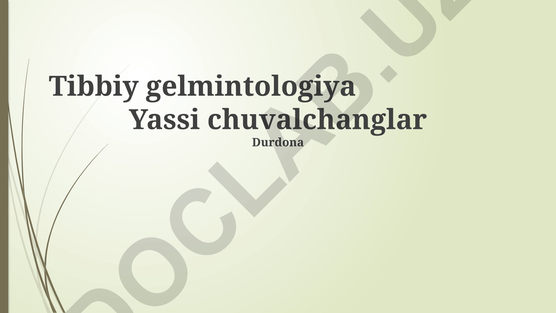 Yassi chuvalchanglar va tasma qurtlar: xususiyatlar, diagnostika va davolash