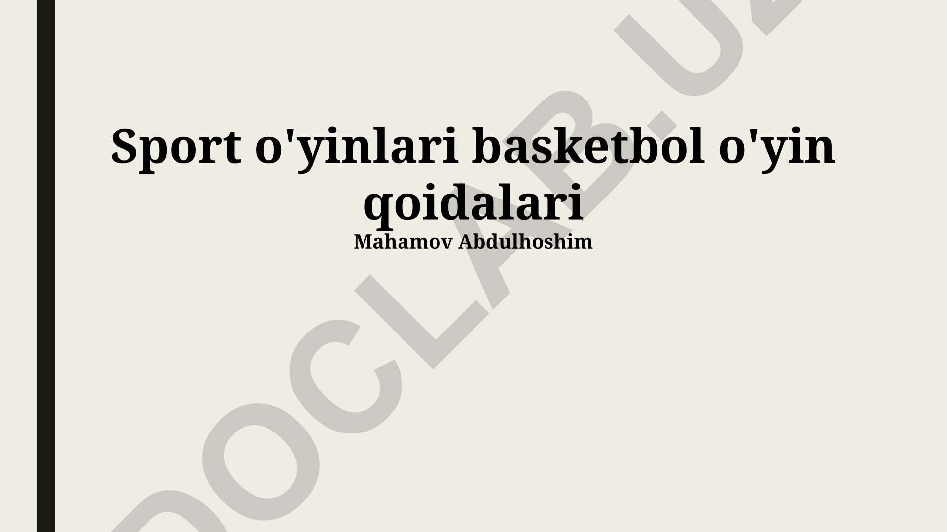 Basketbol o'yini qoidalari va himoya taktikalari