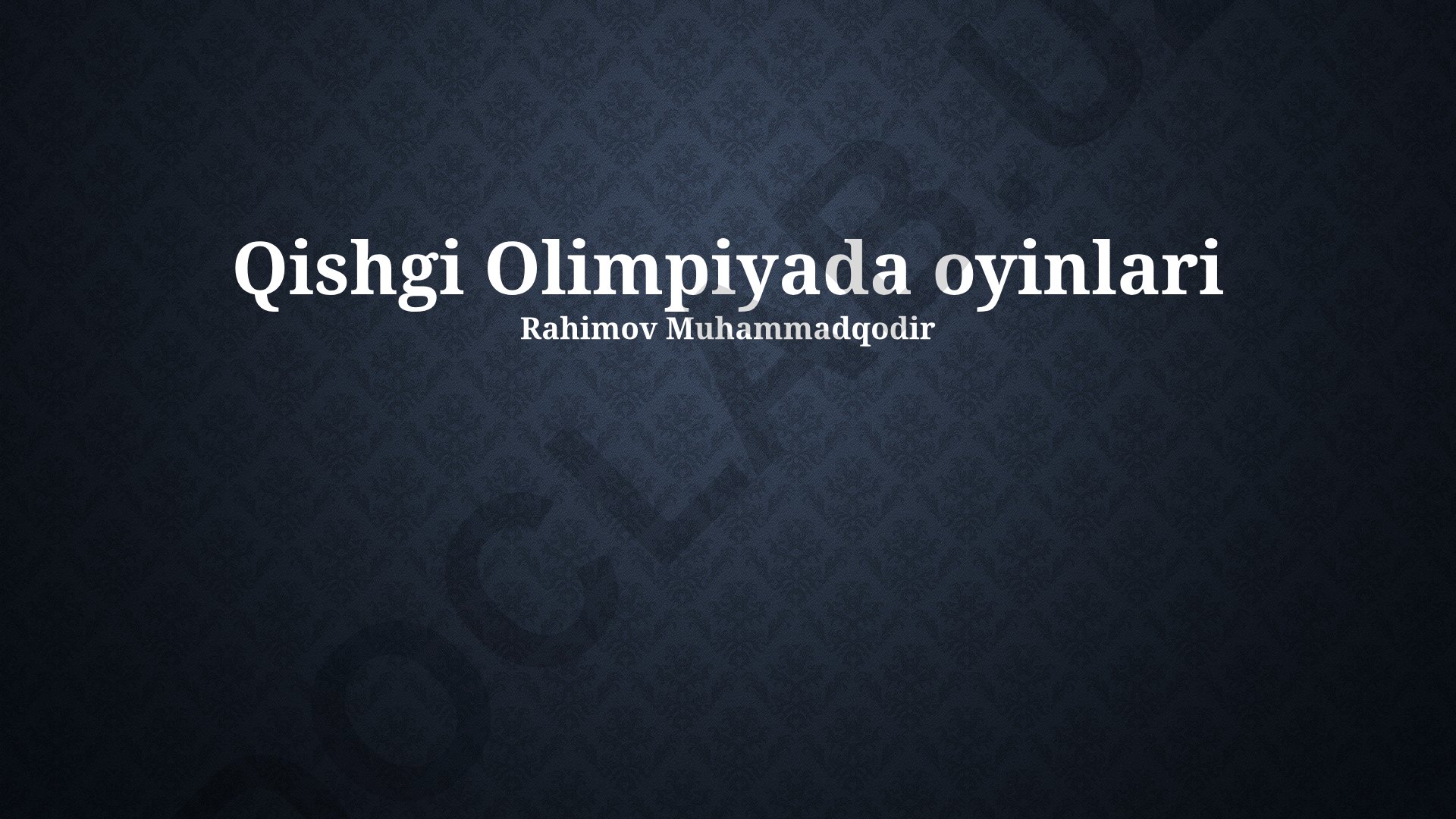 Qishki Olimpiada o'yinlari: sport turlari, tarixi va ahamiyati