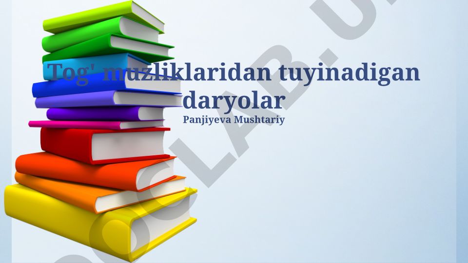 Muzlik daryolari va ekologik muammolar