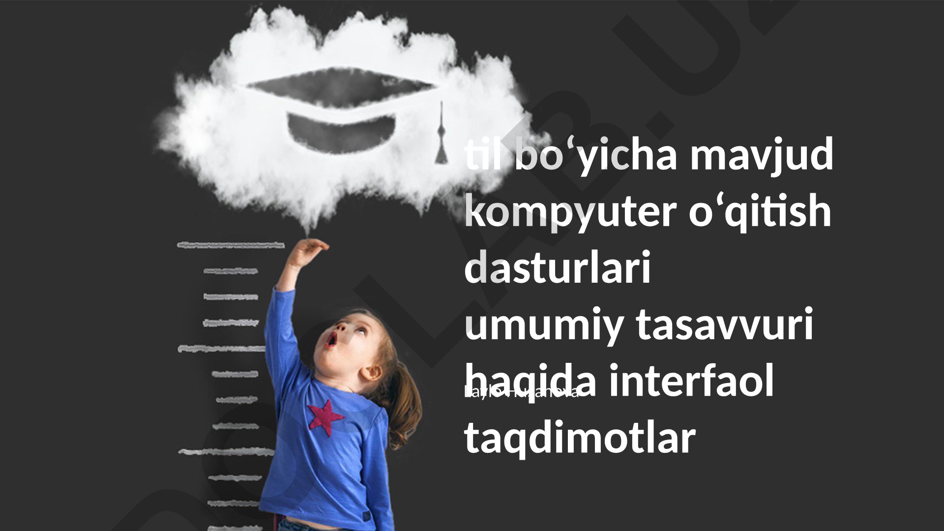 Kompyuter o'qitish dasturlari va interfaol taqdimotlar