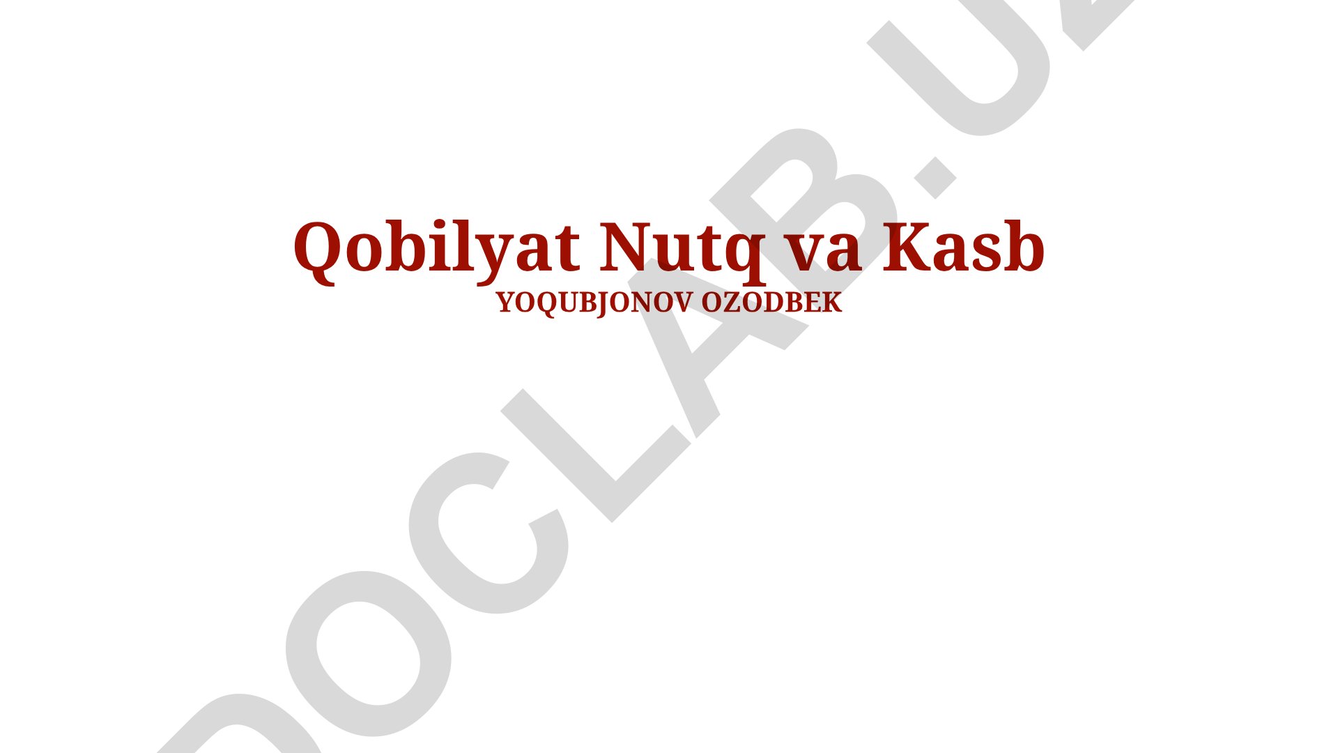 Nutq va Kasb: Kasbiy Muloqot Ko'nikmalari va Muvaffaqiyatli Aloqa Sirlari
