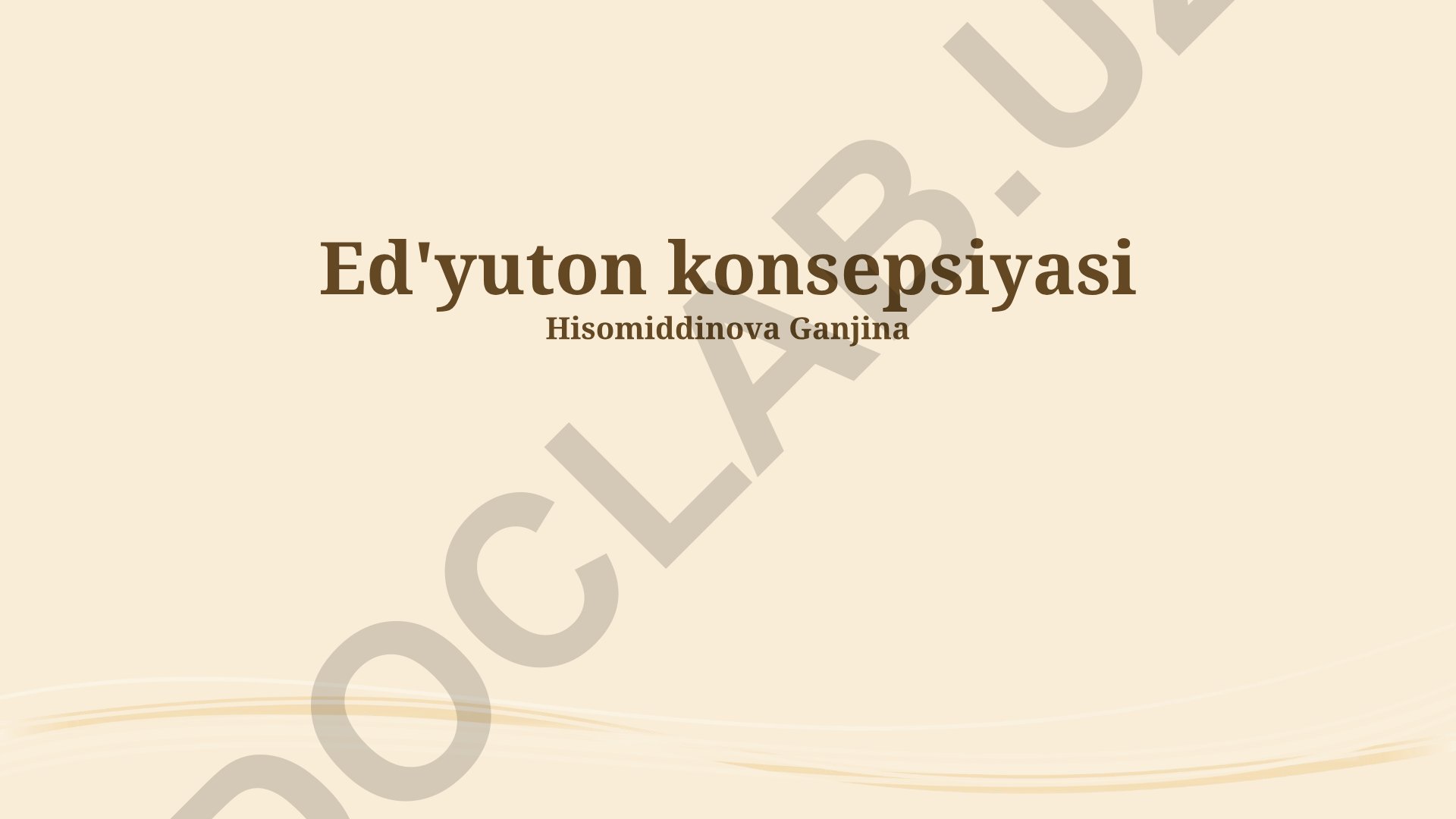 Ed'yuton konsepsiyasi: mohiyati, afzalliklari va qo'llanilishi