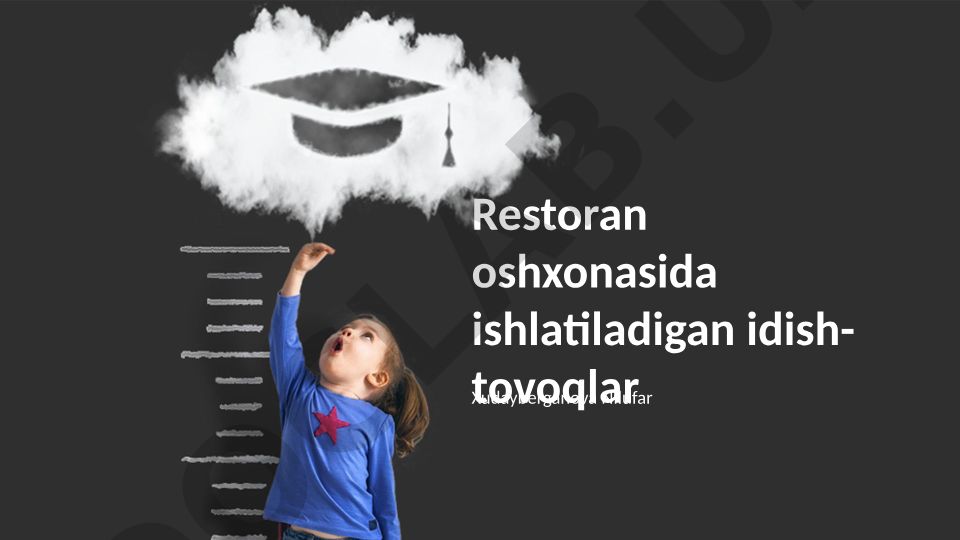 Restoran oshxonasida ishlatiladigan idish-tovoqlar