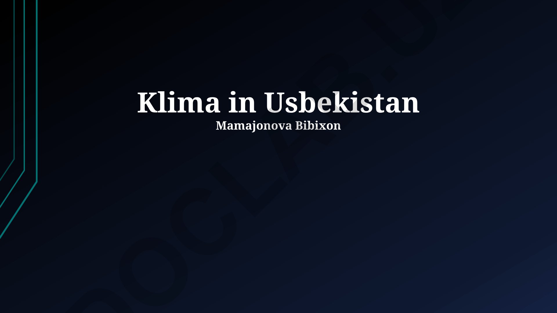Klima in Usbekistan: Anpassungsstrategien, Bedingungen und Auswirkungen des Klimawandels
