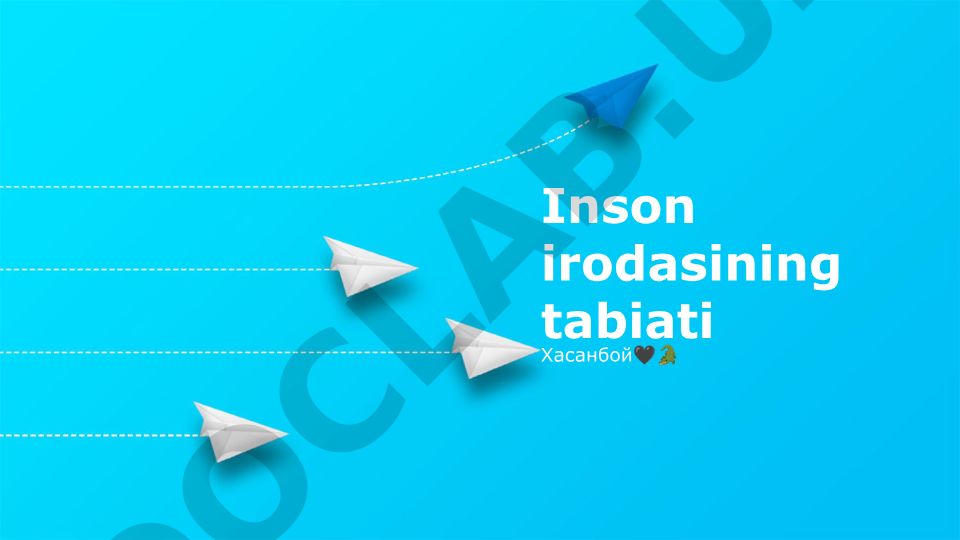 Inson irodasining tabiati va neyropsixologiyasi