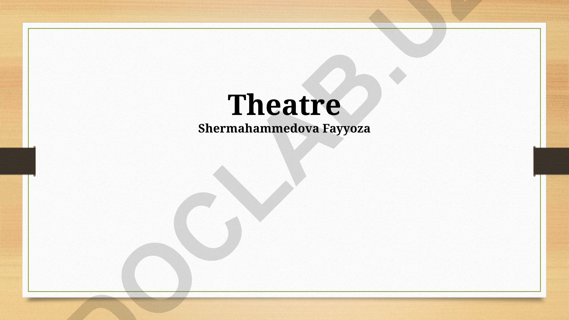 Theatre Today and Beyond: History, Elements, and Societal Impact
