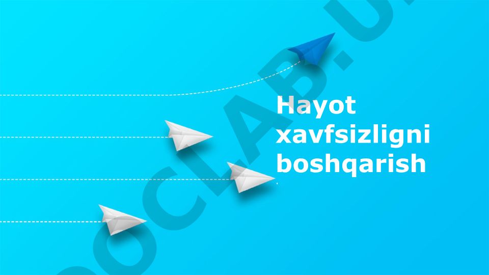 Hayot xavfsizligini boshqarish
