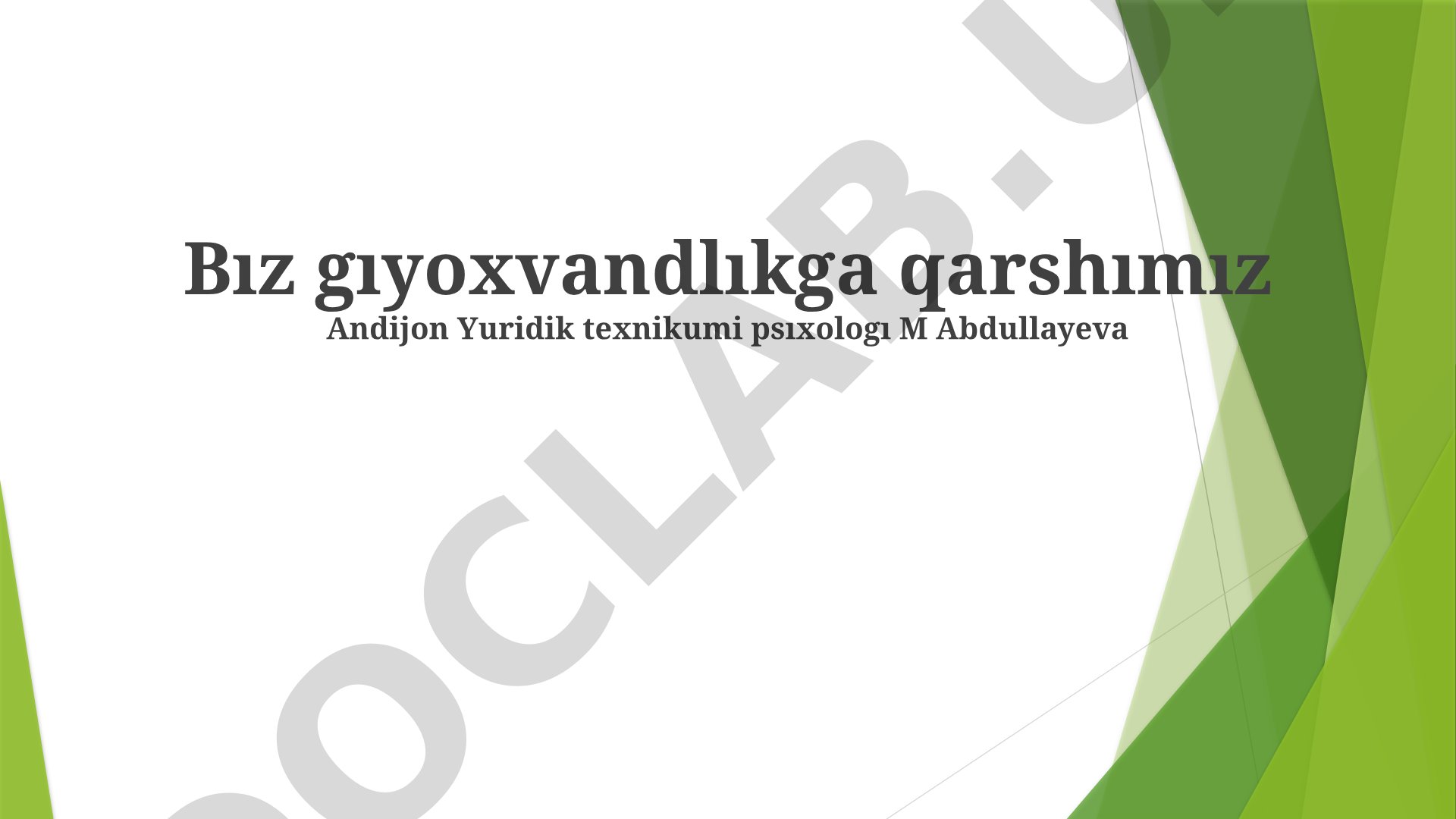 Giyohvandlik: mohiyati, sabablari va xavf omillari