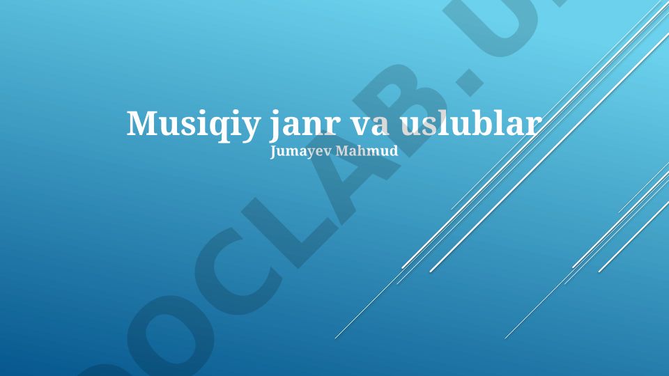 Musiqiy janrlar va uslublar: ta'rif, tarix va asosiy elementlar