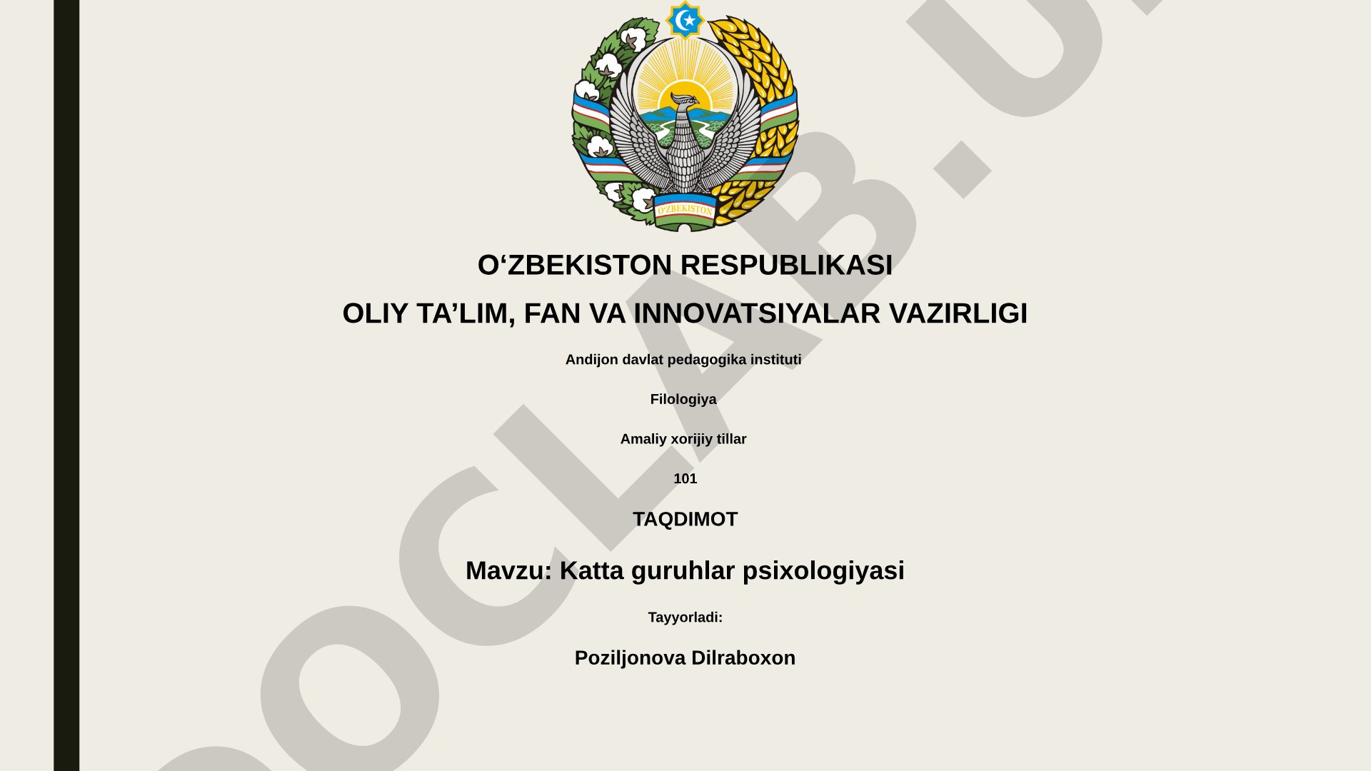 Katta guruhlar psixologiyasi