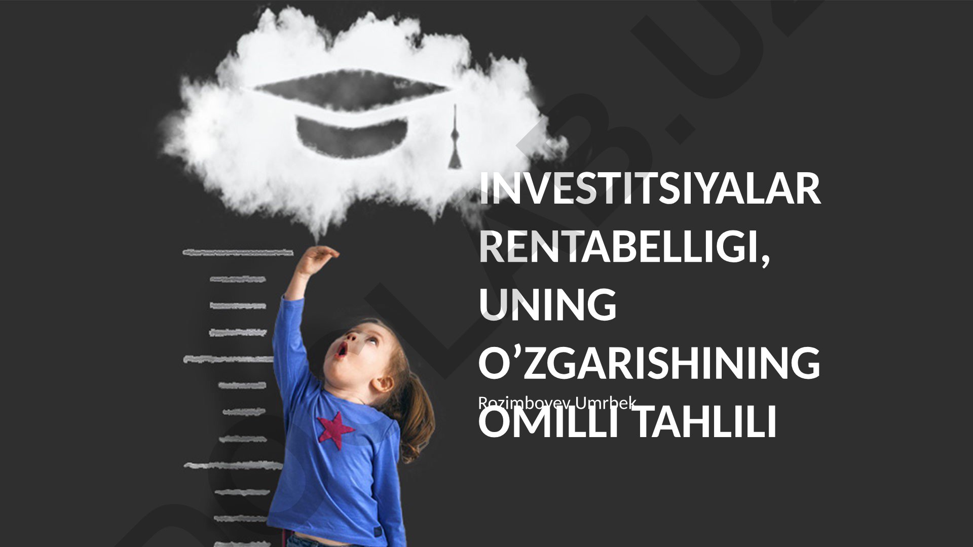 Investitsiyalar rentabelligi va uning o'zgarish omillari tahlili