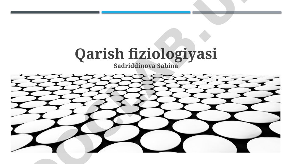 Qarish fiziologiyasi