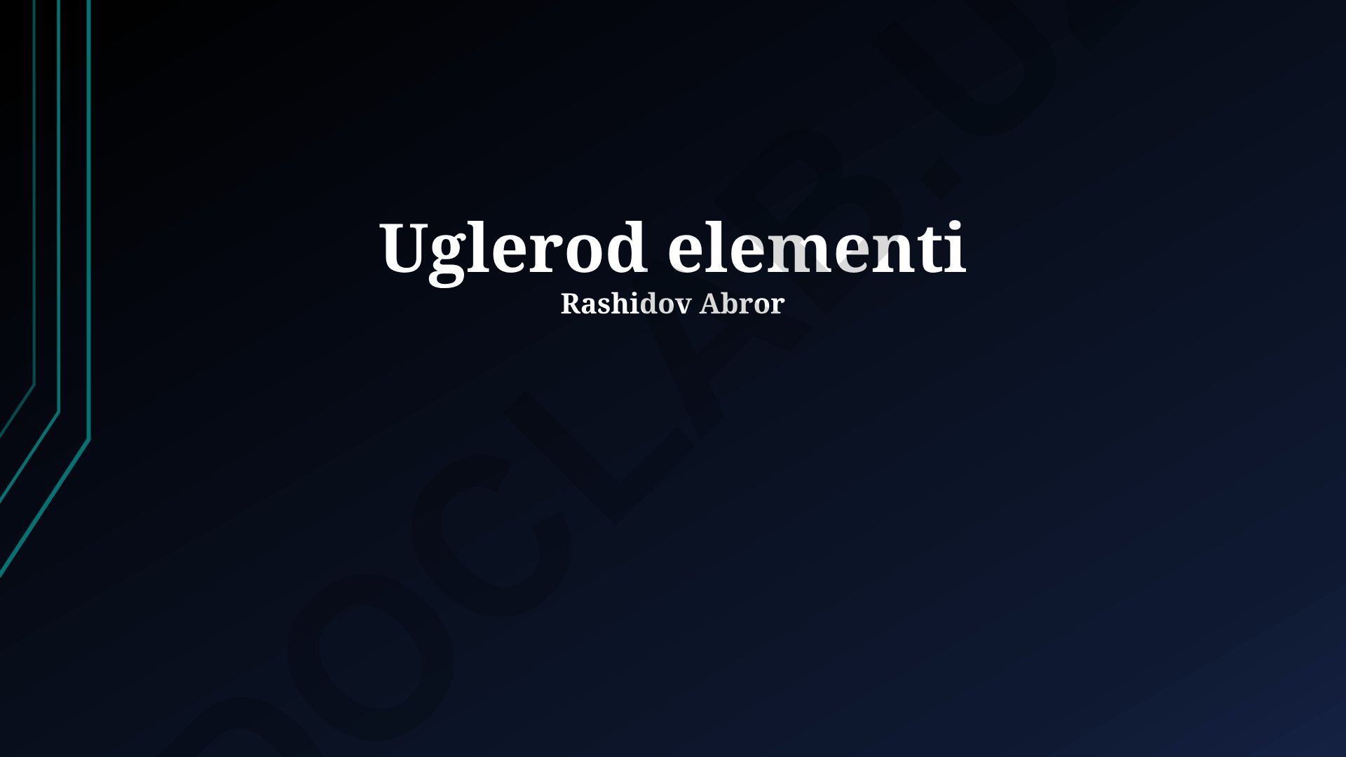 Uglerod elementi: Allotropik shakllari, xususiyatlari va biologik ahamiyati