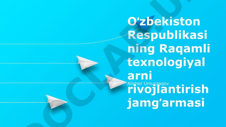 Oʻzbekiston Respublikasining Raqamli texnologiyalarni rivojlantirish jamgʻarmasi faoliyati