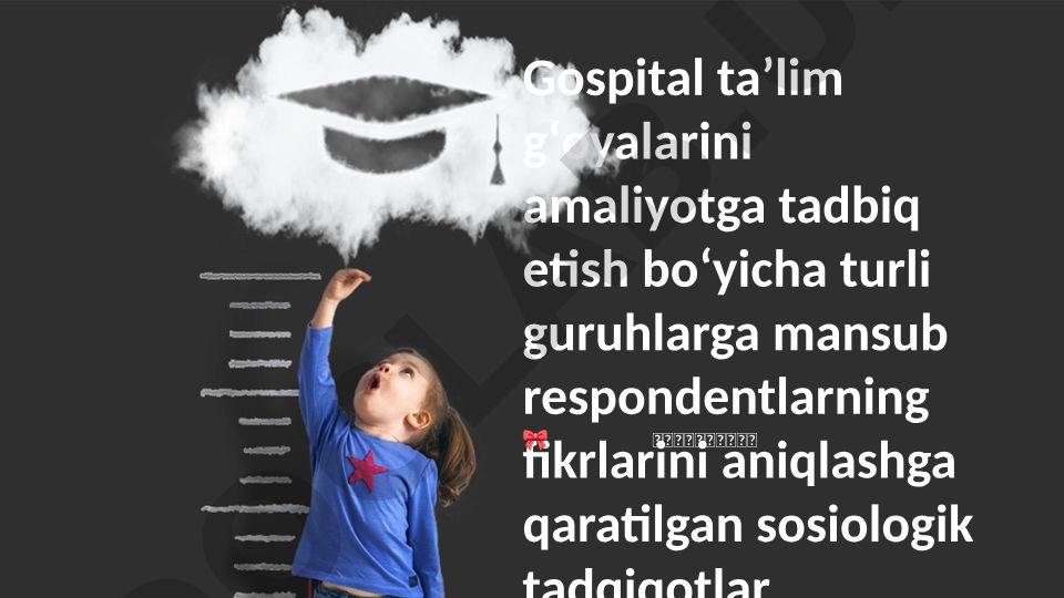 Kasalxona ta'lim g'oyalarini amalga oshirish bo'yicha sotsiologik tadqiqot