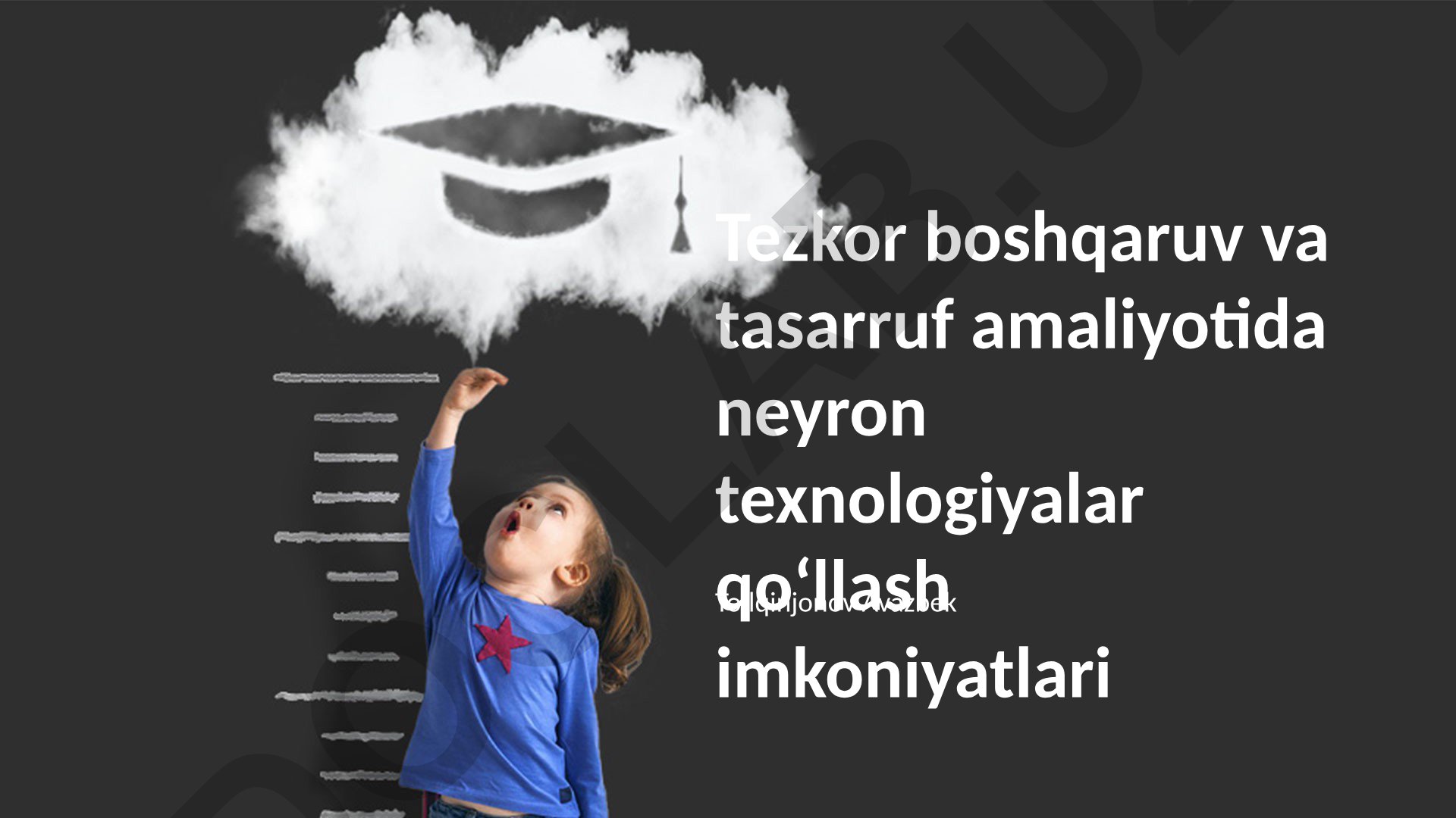 Tezkor boshqaruv va tasarruf amaliyotida neyron texnologiyalar qoʻllash imkoniyatlari