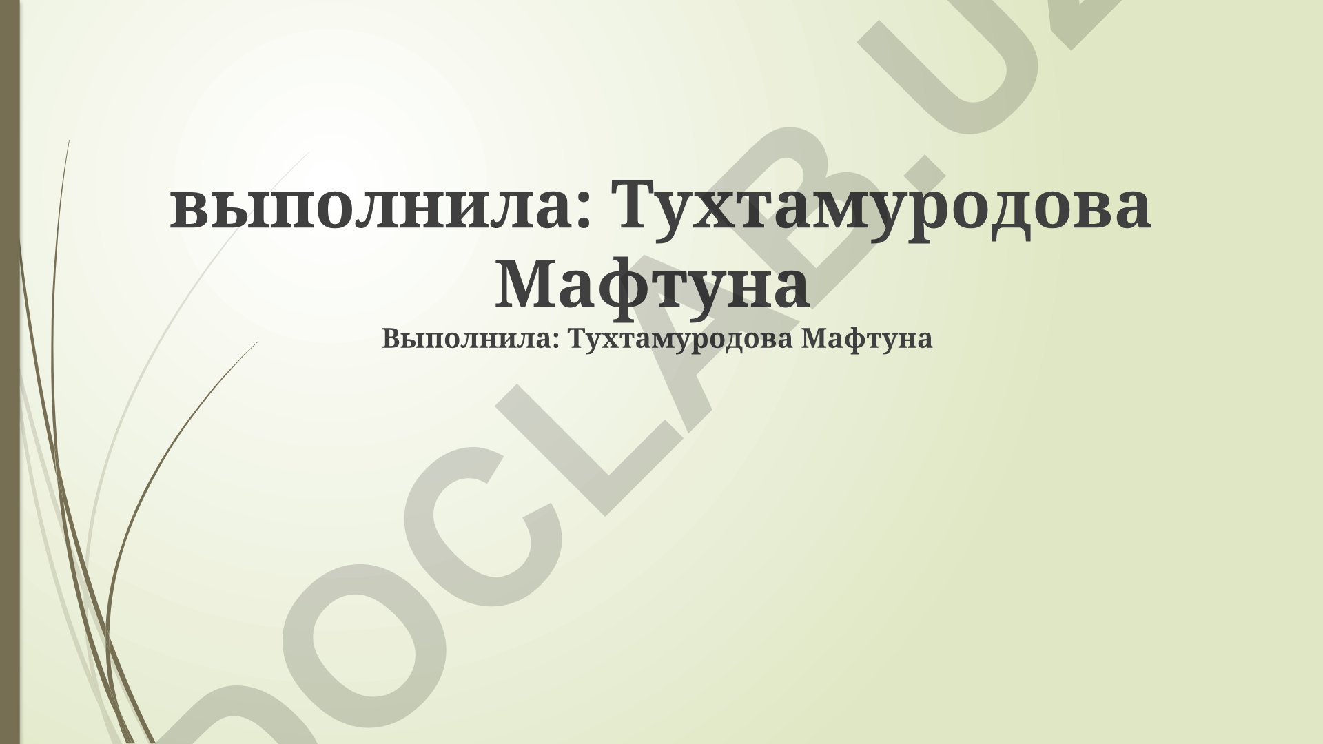 Научные публикации и профессиональные навыки Тухтамуродовой Мафтуны