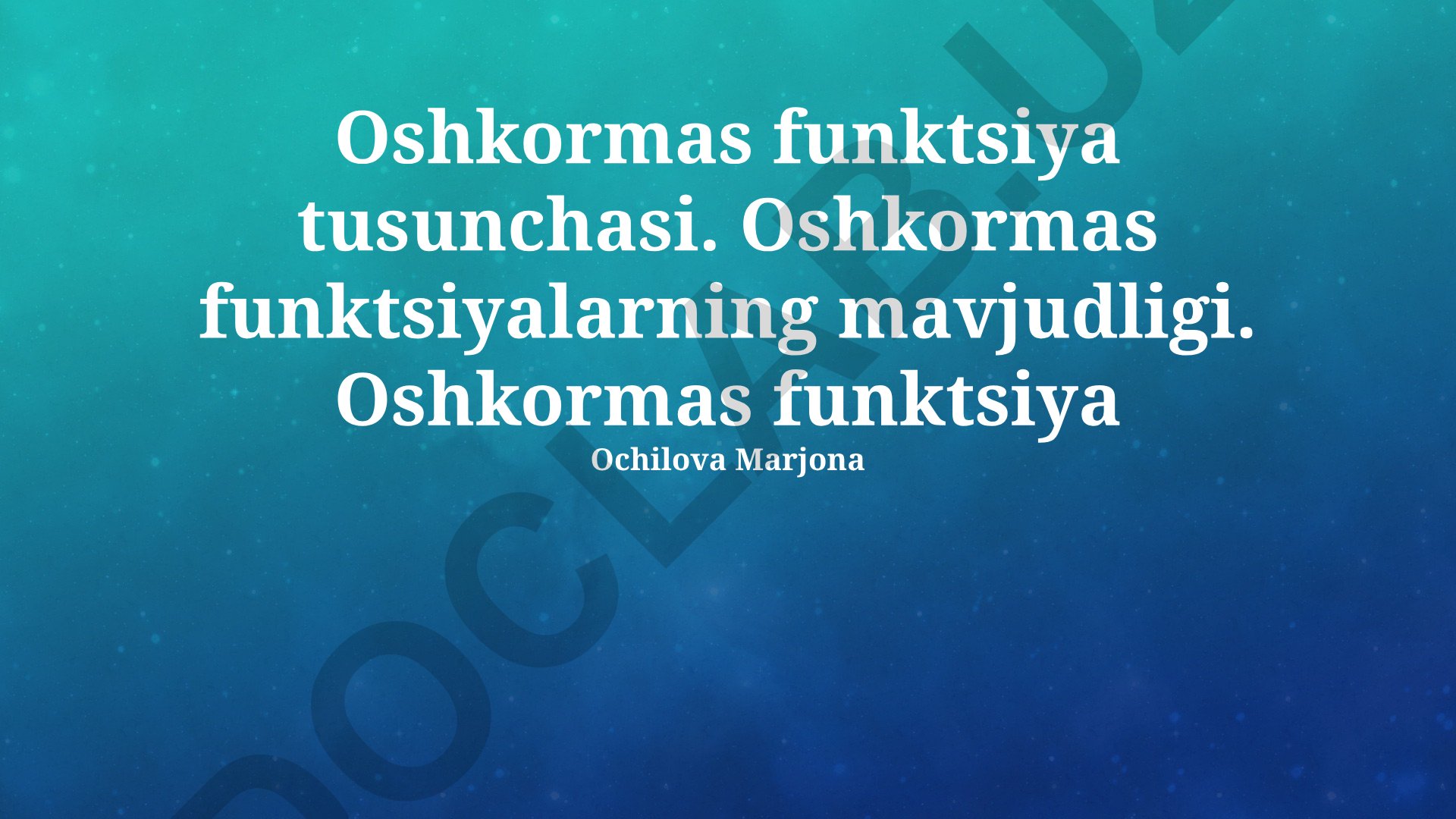 Inyektiv bo'lmagan funksiyalar tushunchasi va mavjudligi
