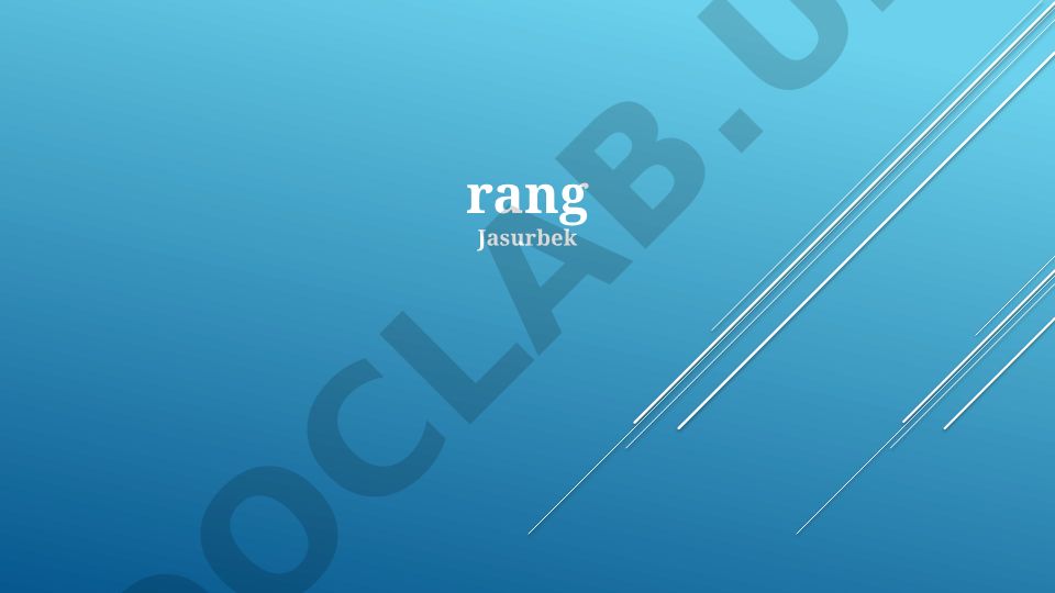 Ranglarning psixologik ta'siri va qo'llanilishi