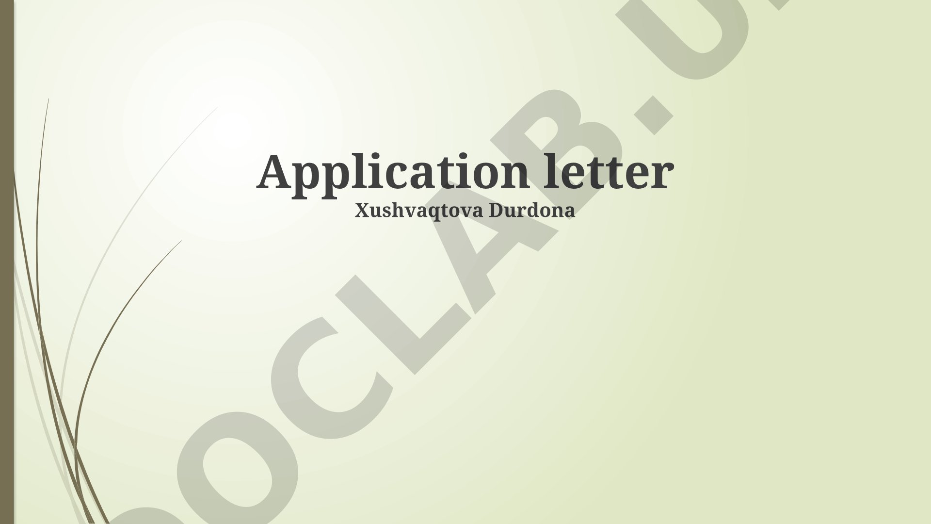 Application Letter: Crafting a Compelling Cover Letter