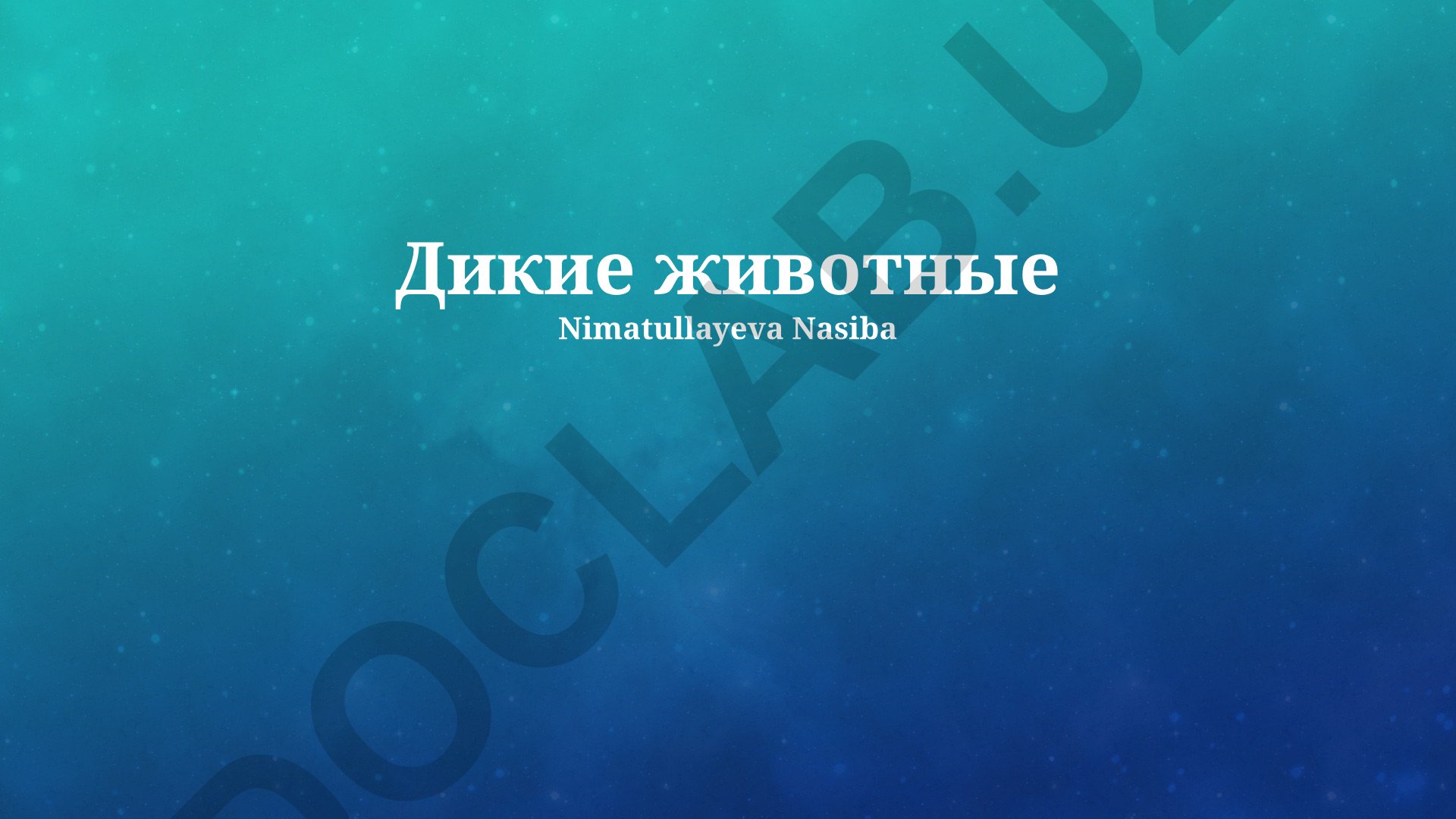 Дикие животные: биоразнообразие, поведение и сохранение