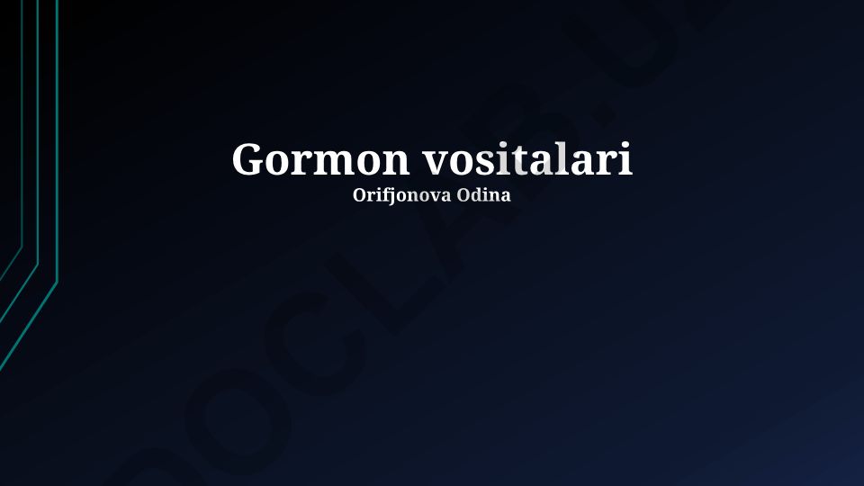Gormonal preparatlar: yon ta'sirlari, qo'llanilishi va mexanizmi