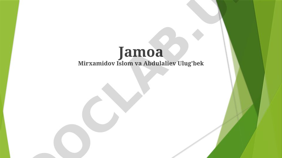 Jamoa tushunchasi, turlari va jamoada liderlik