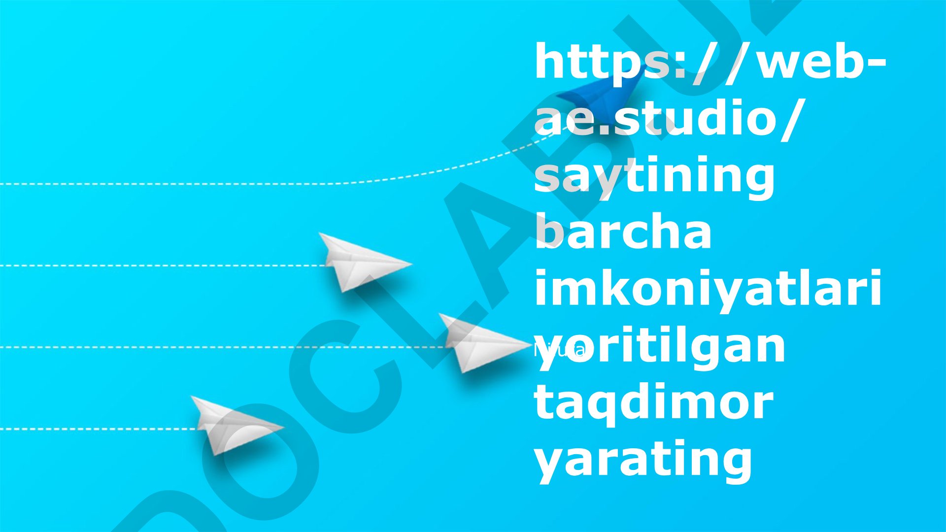 Web-AE.Studio brending, marketing va veb-raqamli xizmatlari
